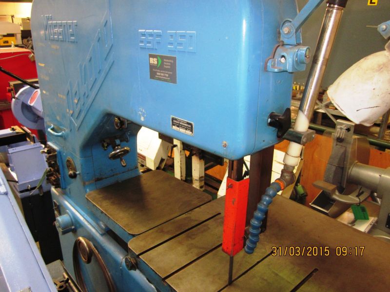 UM3500 Mossner Vertical Bandsaw